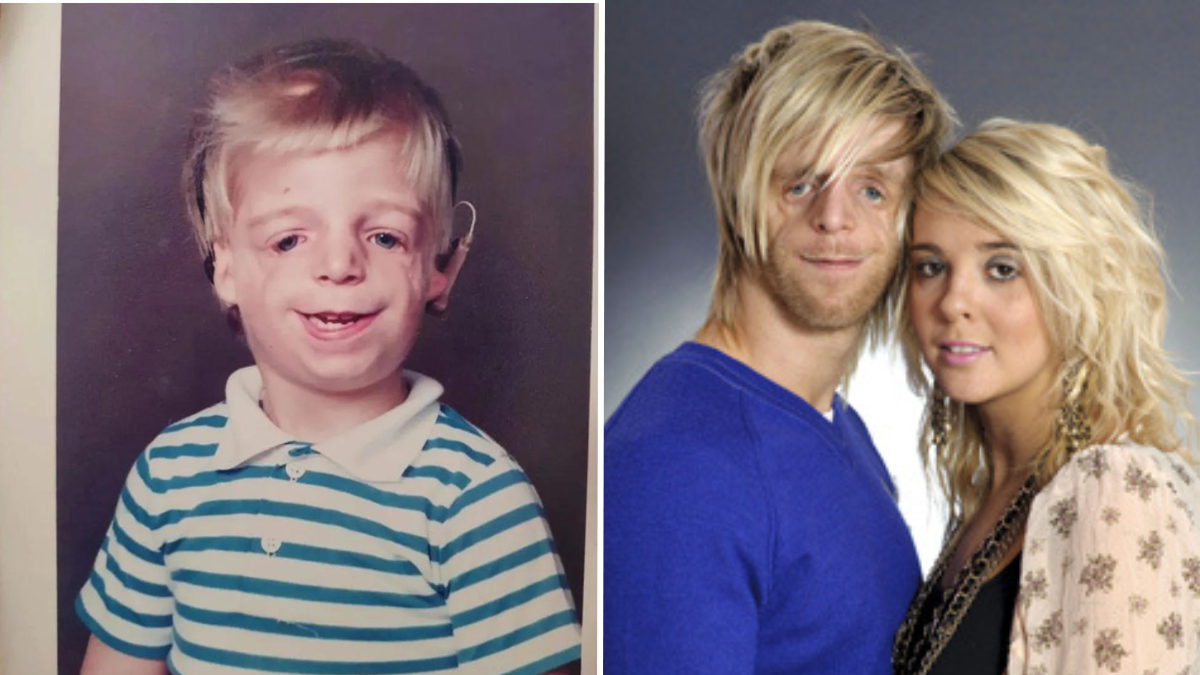 Jono Lancaster baby photo and as an adult