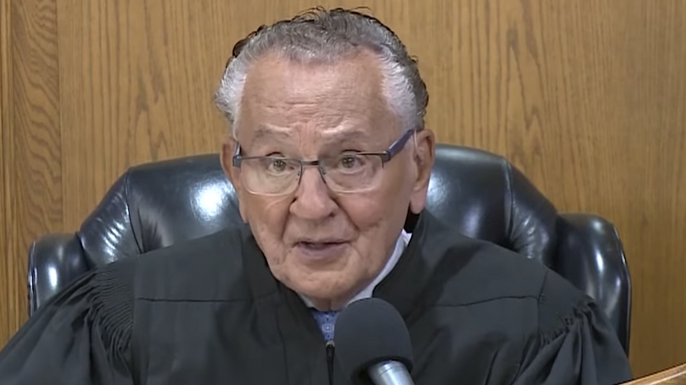 an elderly judge