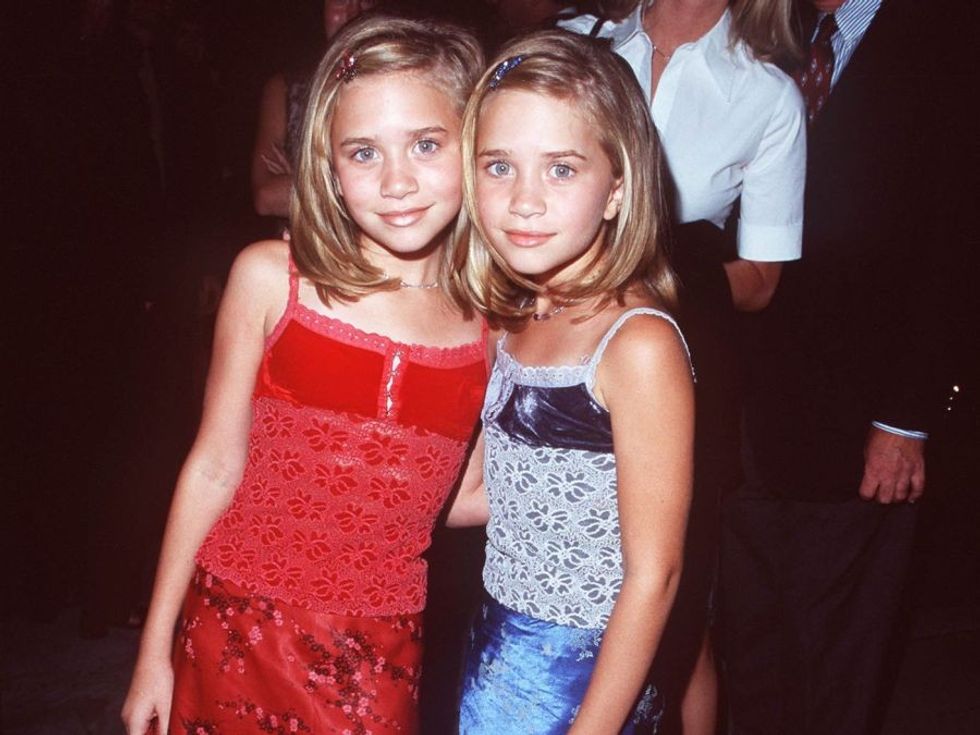 MaryKate and Ashley as kids