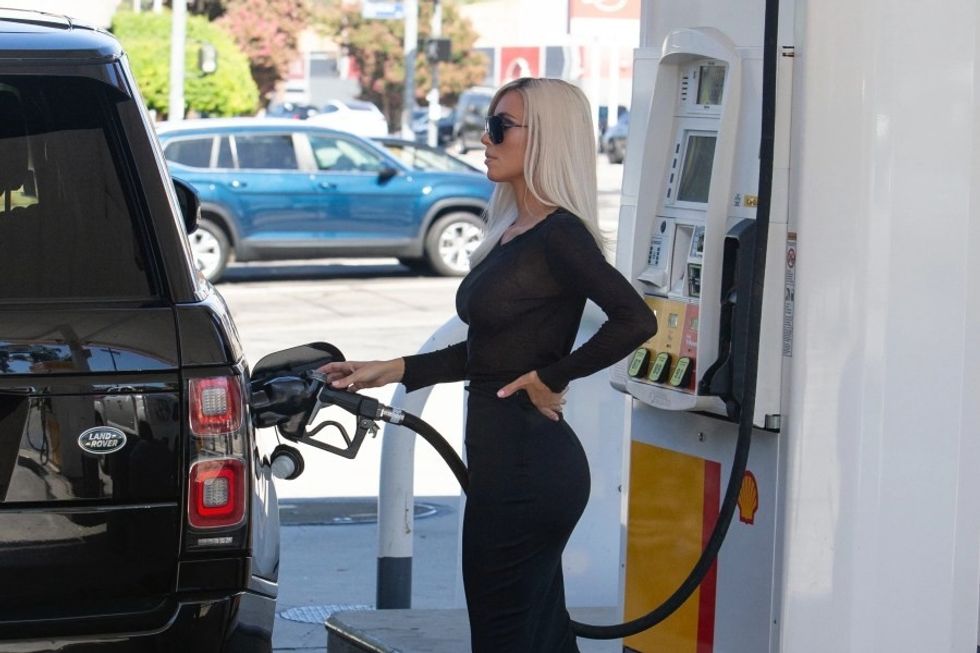 Kim Kardashian Gas Station