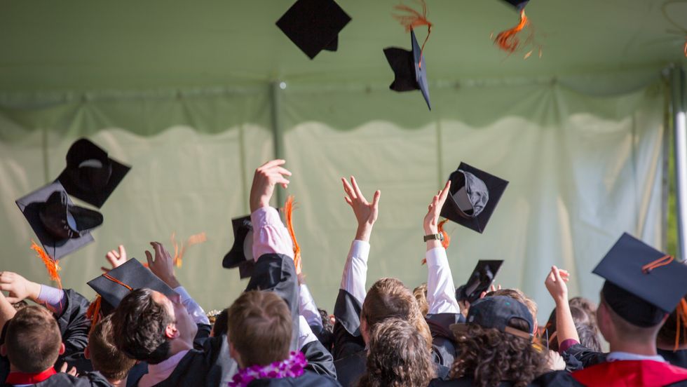 photo of people graduating