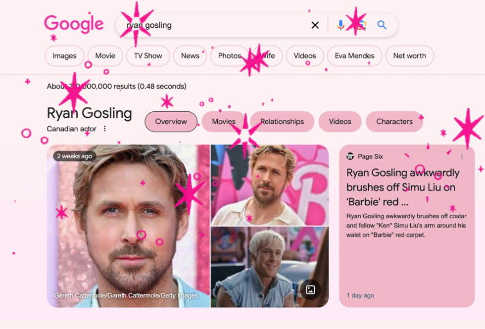 Ryan Gosling Ken Google Page